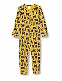 Fred's World by Green Cotton Baby Boys Bear Bodysuit Base Layer, Mango/Academy/Balsam Cream, 62