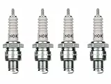 4x Zündkerze Zündkerzen Set 4 Stück passend für Zündapp C CS GTS Hercules Sachs Prima Kreidler Florett Flory Puch Maxi Simson MZ Mofa Moped Mokick