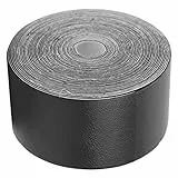 lyrlody Schlägerkopfschutzband, Kopfschutz aus PU-Material Verlängert die Lebensdauer des Schlägers Leicht Abreißbar Rückstandsfrei 5m Länge, für Sportausrüstung (Black)