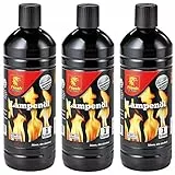 3 Liter (3x 1 Liter) Flash Lampenöl Petroleum-Lampen Garten-Fackel Öl