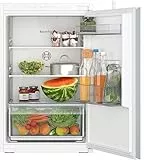 Bosch KIR21NSE0 Einbau-Kühlschrank Serie 2, integrierbarer Kühlautomat ohne Gefrierfach 88x56 cm, 136L Kühlen, Schleppscharnier, MultiBox XXL, LED-Beleuchtung, EcoAirflow, SuperCooling