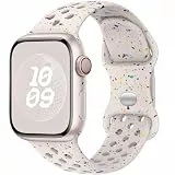 Yoohoo Sport Armband Kompatibel mit Apple Watch Armband 46mm 45mm 44mm 42mm 41mm 40mm 38mm 49mm, Umweltfreundlich Silikon Band für iWatch SE Ultra Series 11 10 9 8 7 6 5 4 3 2 1 für Damen Herren