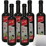 Jeden Tag Aceto Balsamico di Modena I.G.P Essig dunkel 6er Pack (6x500ml Flasche) + usy Block