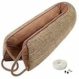fowong Zugluftstopper für Türen Fenster 107x10 cm, Extra Schwere Türdichtung-Waschbar-Energiesparend, Windstopper Türen mit Selbstklebende Klebeband, Luft Insekt Licht Blockiert, Braun