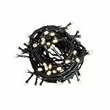 LEX | 96er LED Batterielichterkette | 7m Beleuchtung batteriebetrieben | Innen- und Außenbereich