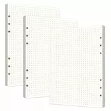 3 Packungen A5 Papier Gepunktet,A5 Refill Paper 240 Blätter (480 Seiten) für 6 Ring Binder Notizbuch,Nachfülleinlagen für Filofax Notizen Tagbuch Skizze Bullet Journal Malerei