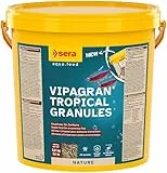 sera Vipagran Granules 10 L (3,6 kg) | Fischfutter Aquarium für mittlere Wasserzone | Softgranulat Hauptfutter | Aquarium Futter mit natürlichen Inhaltsstoffen | sera Fischfutter für gesundes Wachstum