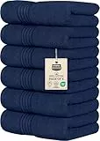 Utopia Towels - Premium Handtücher - 100% gekämmte, ringgesponnene Baumwolle, ultraweich und sehr saugfähig, Dicke Handtücher 41 x 71 CM's, hochwertige Handtücher (6er-Pack, Marineblau)