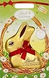 Lindt Goldhase 1kg, Vollmilch, von Hand gewickelt in einer durchsichtigen Box, Schokoladen Geschenk, 1er Pack (1 x 1 kg)