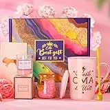 ALBISS Oma Geschenk zum Geburtstag Geschenkset, Lustige Geburtstag Geschenk Set, 400ml Marmor Keramik Kaffeetasse, Duftkerze, Badesalz, Entspannendes Spa-Badeset, Beste Oma Geschenke, Geschenkbox