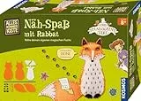 Kosmos 604677 Die Schule der magischen Tiere Nähspaß mit Rabbat, AllesKönnerKiste Nährset für Kinder,Bastelset ab 8 Jahren Nähen für Kinder mit Fuchs Rabatt aus den Schule der magischen Tiere Büchern
