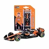 Bburago – F1 McLaren F1 MCL39 2025#4 Lando Norris, Diecast-Modellauto im Maßstab 1:64, detaillierte Nachbildung eines Formel-1-Rennwagens, offizielle McLaren-Farben, Sammlerblister, 14+