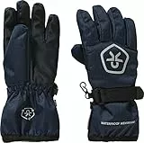 Color Kids Unisex Kinder Handsker - Vandtæt Genbrugt Cold Weather Gloves, Marine White, 2022-06-08 00:00:00 EU