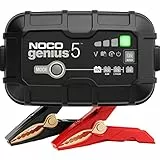NOCO GENIUS5: 5A Batterieladegerät für Auto & Motorrad — 6V/12V Erhaltungsladegerät & Entsulfator — Für AGM, Lithium (LiFePO4) & Start-Stopp-Batterien