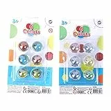 FLYPOP'S - Glaskugeln - Freizeitspiel - 033027 - Mehrfarbig - Glas - Glaskugeln - Geschicklichkeitsspiel - Kinderspielzeug - Sammlung - 2,5 cm x 2,5 cm - Ab 3 Jahren