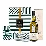 Lagavulin 8 Jahre, Single Malt Scotch Whisky, Hervorragendes, aromatisches Produkt im hochwertigen Geschenkset, handgefertigt aus Islay, 48% vol, 700ml Einzelflasche