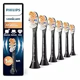 Philips Sonicare A3 Premium All-in-One, Original Ersatzbürstenköpfe, Schwarz, 6er-Pack, HX9096/88