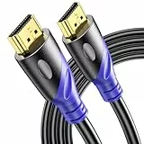 Rommisie 8K HDMI 2.1 Kabel 2m, 8K@60Hz 4K@120Hz Ultra High Speed Kabel Lead 48Gbps, Supports eARC HDR10 HDCP 2.2/2.3, Kompatibel mit all HDMI devices PC/TV/HDTV/Blu-ray