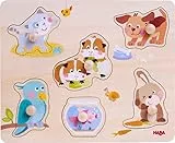 HABA 306541 - Greifpuzzle Haustiere, ab 12 Monaten, Bunt
