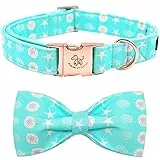 Elegant little tail Hundehalsband mit Schleife, Hundehalsband mit weicher Schleife, Hundehalsband, Mädchen, Junge, verstellbares Hundehalsband für kleine, mittelgroße und große Hunde