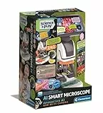 Clementoni Digitales Mikroskop mit WiFi - 2-in-1 Optisches und digitales Mikroskop mit Kamera, App und interaktiven Objektträgern für Kinder ab 8 Jahren