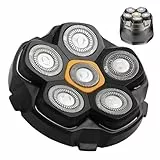 1 Stück 6 Blade Head Shaver Ersatzköpfe kompatibel mit DOAO JoyKoi Solimpia Singphere AEXIRI Head Shaver