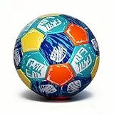 Chastep Cadeau de Football Ballon de Plage Taille 5 Pour Piscine et Jeux aquatiques imperméable Avec housse en néoprène, Doux et sûr Pour Tous Les âges, extérieur et intérieur