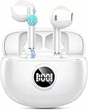 Drsaec Bluetooth Kopfhörer, 2026 Neu 6D Tiefer Bass In Ear Kopfhörer Kabellos Bluetooth 5.3 Kabellose Kopfhörer mit 4 ENC Mic, Noise Cancelling Earbuds, 40Std, IP7 Wasserdicht Sport Ohrhörer, USB-C