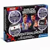 Clementoni Ehrlich Brothers Adventskalender 2026 - Weihnachtskalender der Magie mit 24 Zaubertricks für Kinder ab 7 Jahren 59508