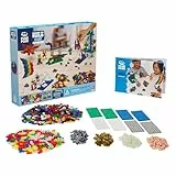 Plus-Plus 9603811 Geniales Konstruktionsspielzeug, Learn to Build Super Bausteine-Set, 1200 Teile, bunt, Büyük