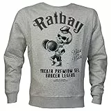 Yakuza Premium Herren Pullover 3424 C hellgrau Sweater