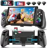 OIVO Switch 2 Controller für Nintendo Switch/OLED, One-Piece Dehnbarer Switch Wireless Gamepad mit TMR-Joystick, RGB Licht, Turbo & Vibration, Ergonomisch Schwarz