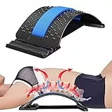 Dehner für den unteren Rücken mit magnetischen Akupressurpunkten, mehrstufiges Rückenmassagegerät für die Lendenwirbelsäule zur Schmerzlinderung, chronischer Bandscheibenvorfall, Ischias, Skoliose,