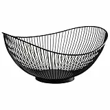 APS 30424 Korb 'SVART', Metall, schwarz, 29,5 x 25,5 x 13,5 cm