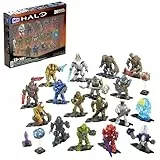 MEGA Halo Actionfiguren Bauspielzeug-Set, Actionfiguren-Set mit 339 Teilen, aufstellbar und beweglich, ca. 5 cm groß, für Kinder oder Erwachsene Sammler, HXL07, [Mehrfarbig]