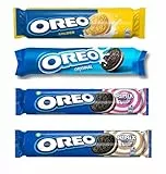 Oreo Mix – Golden | Tiramisu Remix | Raspberry Remix | Original – 4 Kekssorten in einer Vorteilspackung (4 Packungen à 157 g)