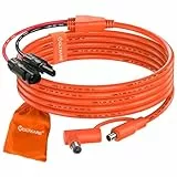 VOLTKARE 2,5 m Solaranschluss auf DC7909 + 8020 Ladekabel – 12 AWG + 14 AWG Solarpanel-Verlängerungskabel für Jackery, BLUETTI, GRECELL, Goal Zero Yeti, Anker Portable Power Station