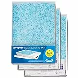 PetSafe ScoopFree Ersatzschale mit Blauem Kristall Katzenstreu - Geruchskontrolle, Staubfrei, Auslaufschutz - 3er-Pack