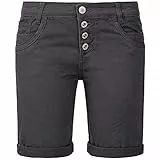 Sublevel Damen Shorts - D6255Z61826ZE_Anthracite Grey_L