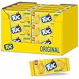 TUC Original 24 x 100g I Salzgebäck Großpackung I Knabbergebäck I Fein gesalzene Snack-Cracker