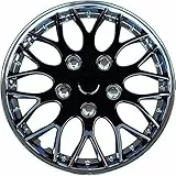 AUTO-STYLE Satz Radzierblenden Missouri 16-Zoll Chrom/Schwarz