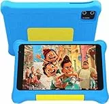 HotLight Kinder Tablet 7 Zoll Mit Elternsteuerung - Quad-Core-Prozessor, Dual-Kamera, WiFi, Bluetooth, Android 12 - Mit Hülle (Blau)