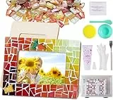 AiYoYo DIY Fotorahmen Bastelset Geschenke für Kinder und Erwachsene Mosaik Bilderrahmen Kreatives Basteln für Mädchen Geburtstagsgeschenk 5 6 7 8 9 10 11 12+ Jahre