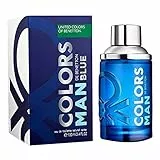 United Colors of Benetton - Blau von United Colors, Eau de Toilette Spray für Herren, Frischer Zitrusduft mit Zitrone, Tequila, Koriander, Wassermelone und Meeresnoten - 100 ml