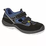 Giasco Sandale Tibet S1P, Größe 39, 1 Stück, schwarz / blau, AC072H39