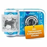 VTech KidiZoom Print Cam I Digitale Sofortbild-Kinderkamera mit Thermodruck I Selfie- und Videokamera mit Effekten, Spielen, Zoom und Vorlagen I Lernspielzeug Technik für kreative Kinder ab 4 Jahren