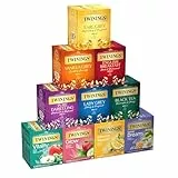 Twinings TEA COLLECTION Schwarzer Tee, Früchtetee & Kräutertee-Mischungen im Teebeutel - unsere beliebtesten Tee-Sorten im Mix, 10er Pack (je 10 Beutel)