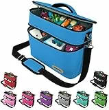 PUNALU große Tasche für Toniebox, viel Platz für Tonie Hörfiguren, Toniebox Tasche (grün)