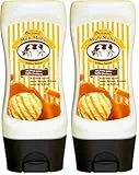 Original Muh‑Muhs Toffee Sauce 150ml – Feiner Sahne-Toffee Geschmack in praktischer Kopfstandflasche – Ideal zum Verfeinern von Desserts, Eis, Gebäck oder Kaffee (1 x 150ml) (Packung mit 2)