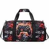 Sporttaschen Kinder Jungen Reisetasche 25L Turnbeutel Sports Trainingstasche Schulsporttasche Jungen Schwimmtasche Kinder Sporttasche mit Nassfach und Schuhfach